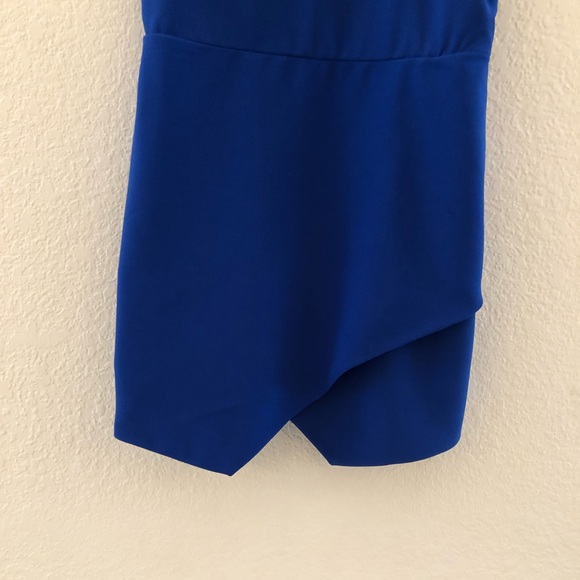 Electric Blue Racerback Minidress Size S - Picture 4 of 4